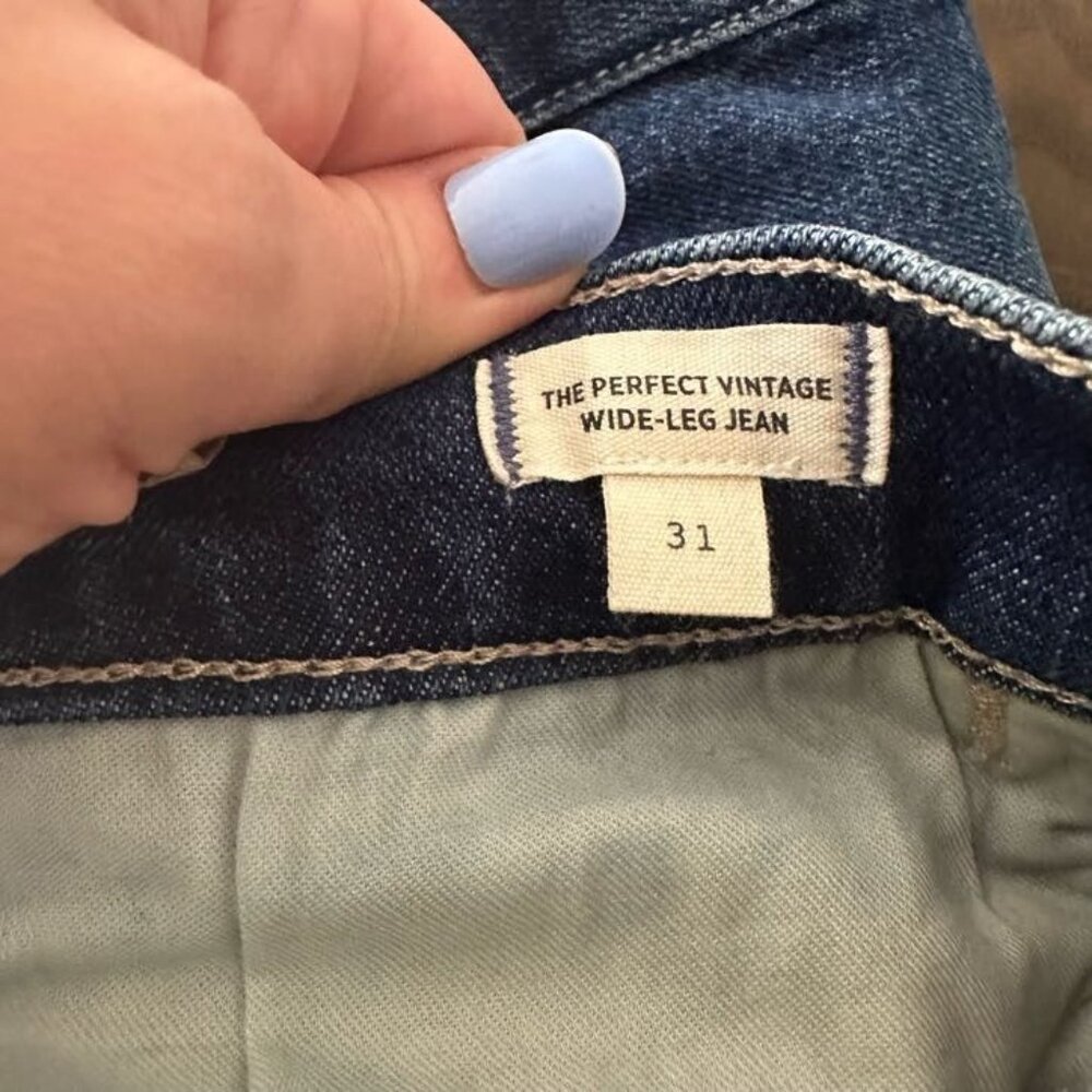 Madewell  The Perfect Vintage Wide-Leg Jean in Clemens Wash - Picture 8 of 10